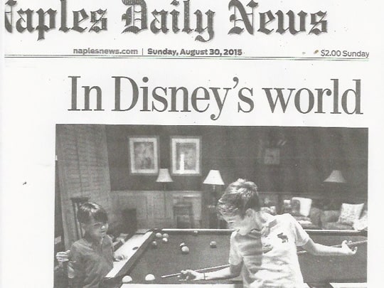 Polin PR Naples Daily News Walt Before Mickey story