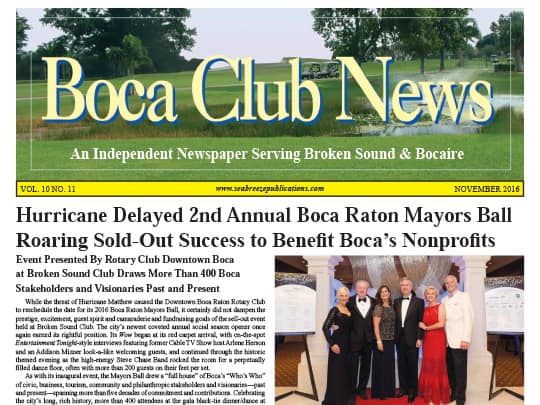 Festival of the Arts BOCA article in Boca Club News