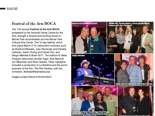 festival of the arts boca South Florida Luxury Guide article