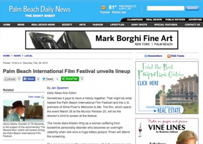 Palm Beach International Film Festival PB Daily News