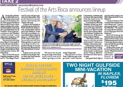 Festival of the Arts BOCA Delray Forum 120215