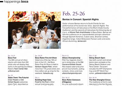 Festival of the Arts BOCA Happenings jan-feb 2017