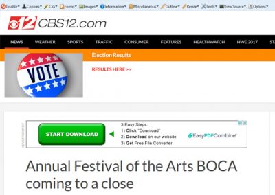 Festival of the Arts BOCA CBS12 031117