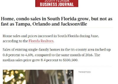 Realtors of the Palm Beaches S Florida Business Jouranl 07242017