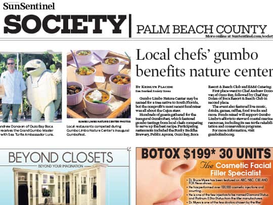 Polin PR placement, Sun-Sentinel Society Section, City of Boca Raton