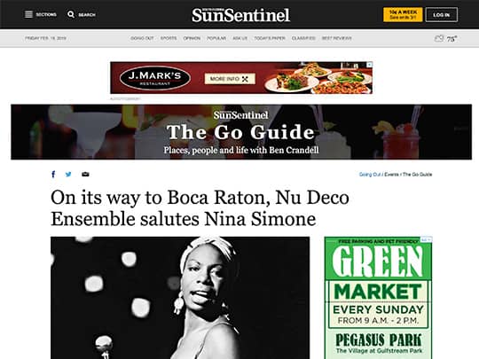 Polin PR placement on Sun-Sentinel.com for Festival of The Arts Boca