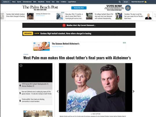 Polin PR placement for Eric Gordon at PalmBeachPost.com