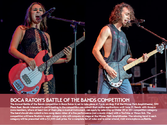Battle of the Bands article placement in Las Olas Lifestyle magazine by polin pr